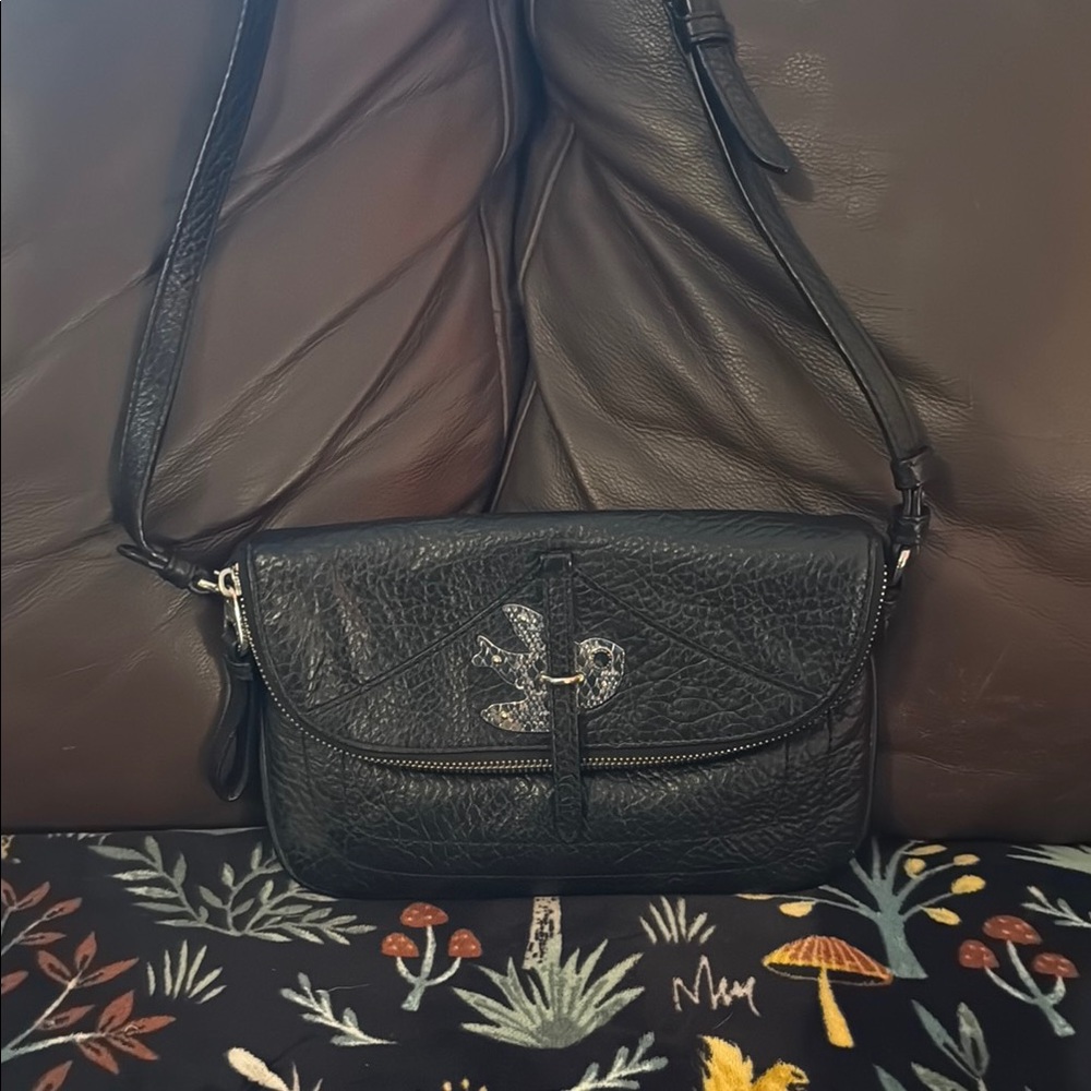 Marc by Marc Jacobs Pedal to the Medal Black Leather Crossbody - Picture 3 of 5